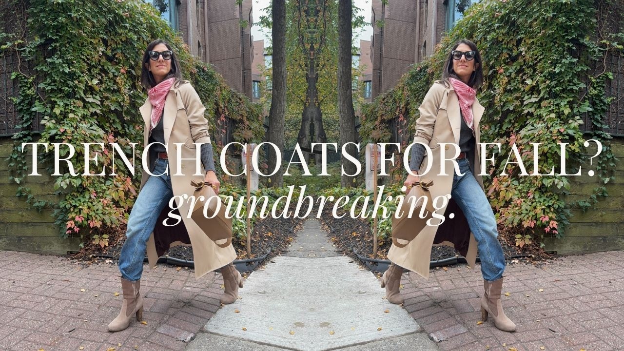 how to stop wearing your trench coat the same way