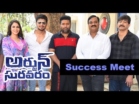 Arjun Suravaram Team Success Celebrations