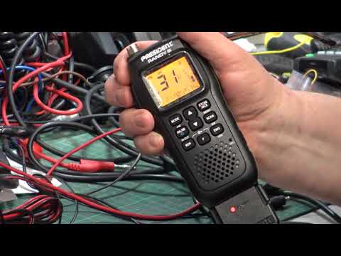 President Randy III CE MultiNorm CB radio (Handheld) - On The Air test