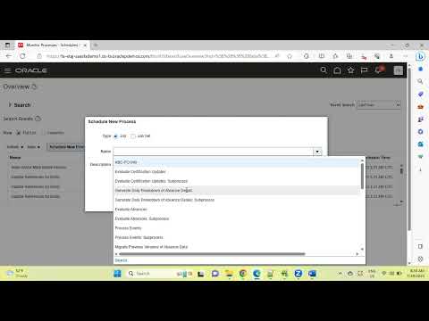 How to Create a Scheduled Process in Oracle Fusion