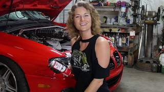 Emily Reeves from Flying Sparks Garage Demos CRC QD® Electronic Cleaner!