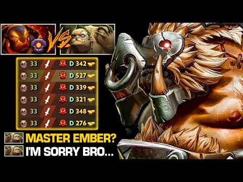 When Pudge Vs Master Tier Ember Spirit Mid | Pudge Official