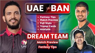 UAE vs BAN Dream11 Team Prediction 2nd T20I, BAN vs UAE Dream11 Team: Fantasy Team, Tips and Stats