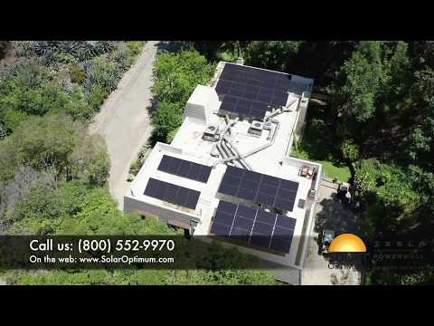 Residential Solar Panels Verano Road Los Angeles