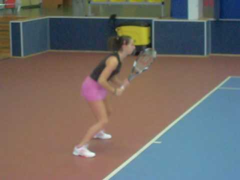 tennis training Ekaterina Yashina