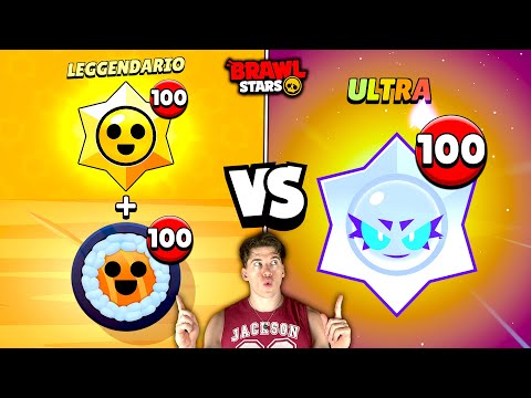 100+100 STARR e SUSHI DROP vs 100 CHAOS DROP | Brawl Stars ITA