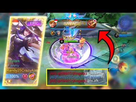 RANDY25 FANNY ROTATION = EASY SAVAGE!! | Mobile Legends