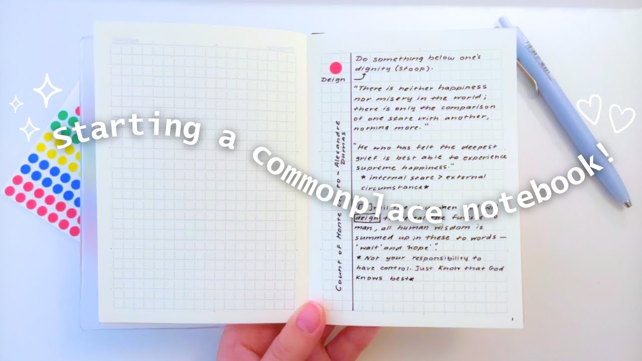 Starting a Commonplace Book | How to Start + Tips & Tricks