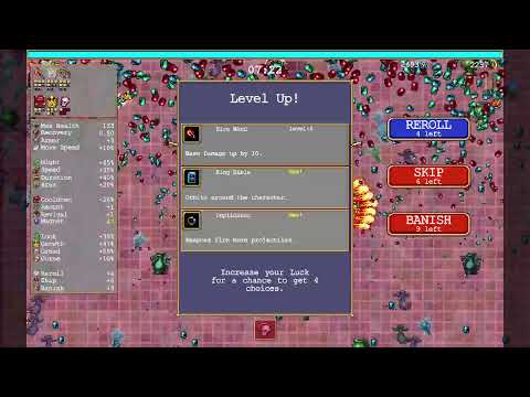 Vampire Survivors (PS5)-Roguelike Story Playthrough (Pt29) as Arca at Moongolow-4/24/25