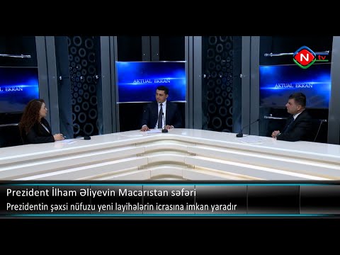 Aktual ekran - 31.01.2023 - Prezidentin Macarıstan səfəri