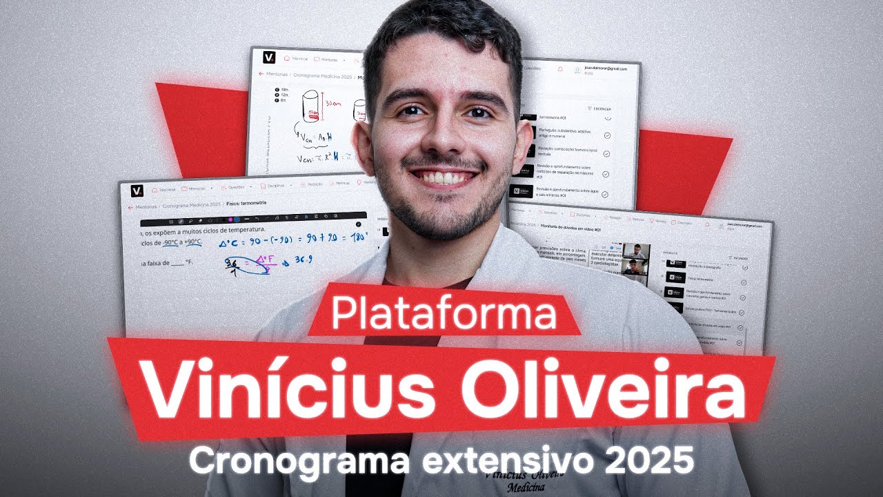 Abertura de vagas para a Plataforma Vinícius Oliveira 2025