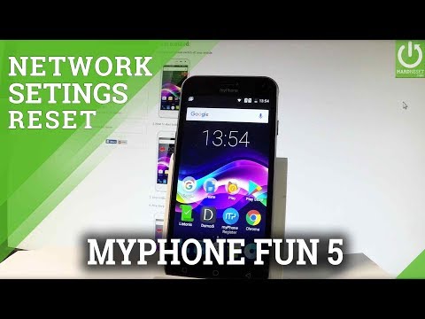 How to Reset Network Settings in myPhone Fun 5 - Restore Network