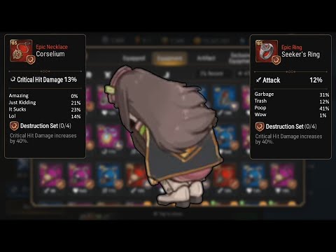 I did gear conversion twice (my account is ruined)