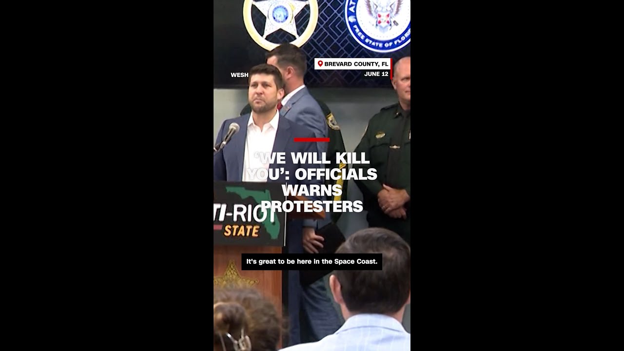‘We will kill you’: Florida sheriff issues stern warning to protestors