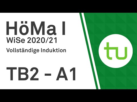 Vollständige Induktion - TU Dortmund, Höhere Mathematik I (BCI/BW/MLW)