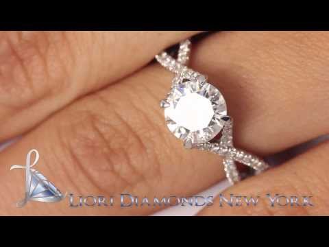 ER-SOLD-115 - 1.85 Carat E-SI1 Certified Natural Round Diamond Engagement Ring 18K White Gold