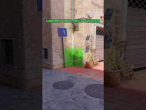 Two easy to learn smokes (LIBRARY + ARCH) from solid spot on 2nd Mid #lesson #learn #esporte #css