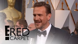 Jason Segel Handsome as Ever at Oscars 2016 | Live from the Red Carpet | E! News