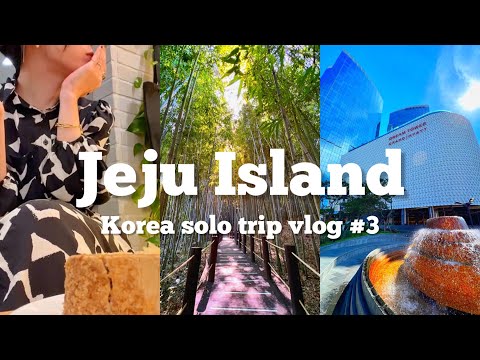 SUB [Vlog de viagens na Coreia ③] Viagem solo à Ilha de Jeju, comida coreana e pontos turísticos vlog/제주도