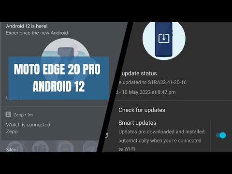 Motorola Moto Edge 20 Pro - Android 12 Review with SOT and Battery Usage