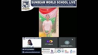 Captivated by the soulful rendition of our talented student at Sunbeam World School on Republic Day!