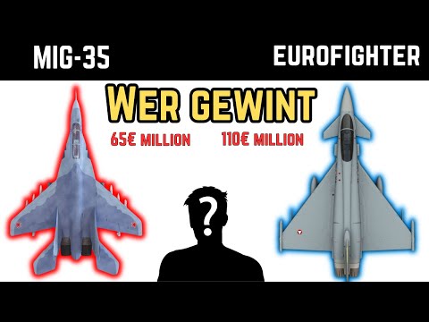 MIG-35 vs. Eurofighter: Wer dominiert im direkten Kampf?