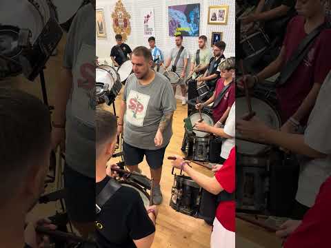 Desde la percusión, No LLoréis Por Mi #sanlorenzomartir #percusión #ensayo #tambores #semanasanta