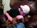 scarred-Extreme dog petting