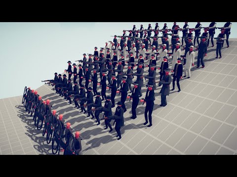GERMAN ARMY vs MAFIA | Totally Accurate Battle Simulator - TABS