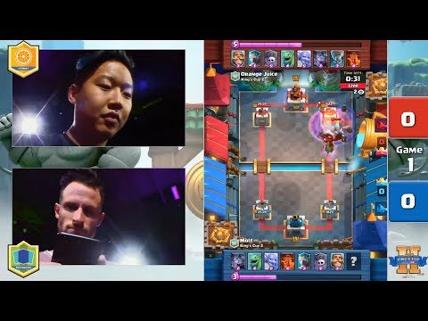 Orange Juice VS Molt | Clash Royale King’s Cup 2017 - $200,000 Clash Royale Tournament - Day 2