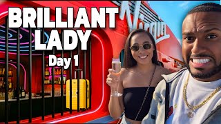 Boarding Virgin’s NEW Brilliant Lady… and My Bag Got Confiscated ! Embarkation Day Vlog