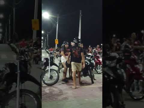 Flamengo campeão da Libertadores e do Brasileirão, em Crateús-CE. Comemoração e carreata