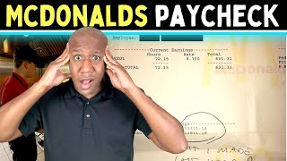 Jaw-Dropping McDonald's Paycheck | This is Life on a Minimum Wage Budget