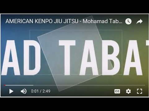 AMERICAN KENPO JIU JITSU - Mohamad Tabatabai