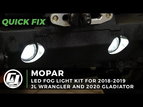 Jeep JL & Gladiator: Mopar LED Fog Lights