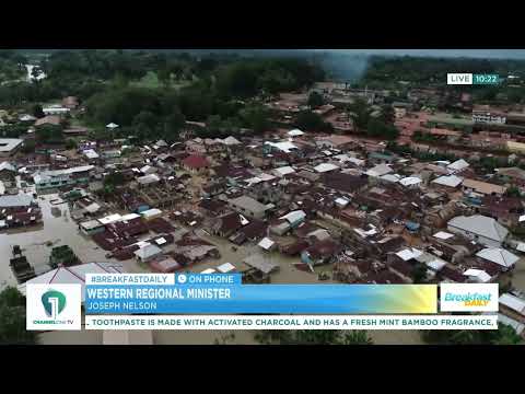 Flood Waters Remain High in Samreboi as Rains Continue – Western Regional Minister