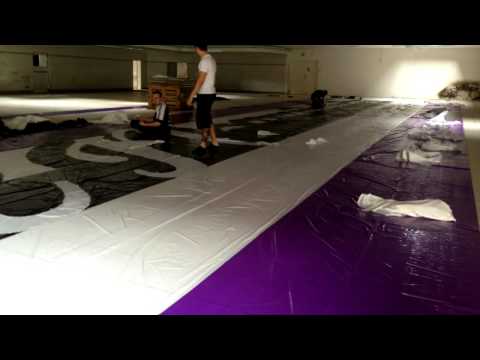 TIFO Neumünster - Hinter den Kulissen - Berlin-Choreo August 2013