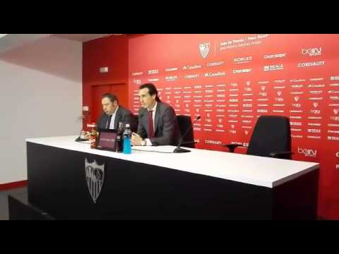 Rueda de Prensa de Emery. Sevilla 2-0 Espanyol