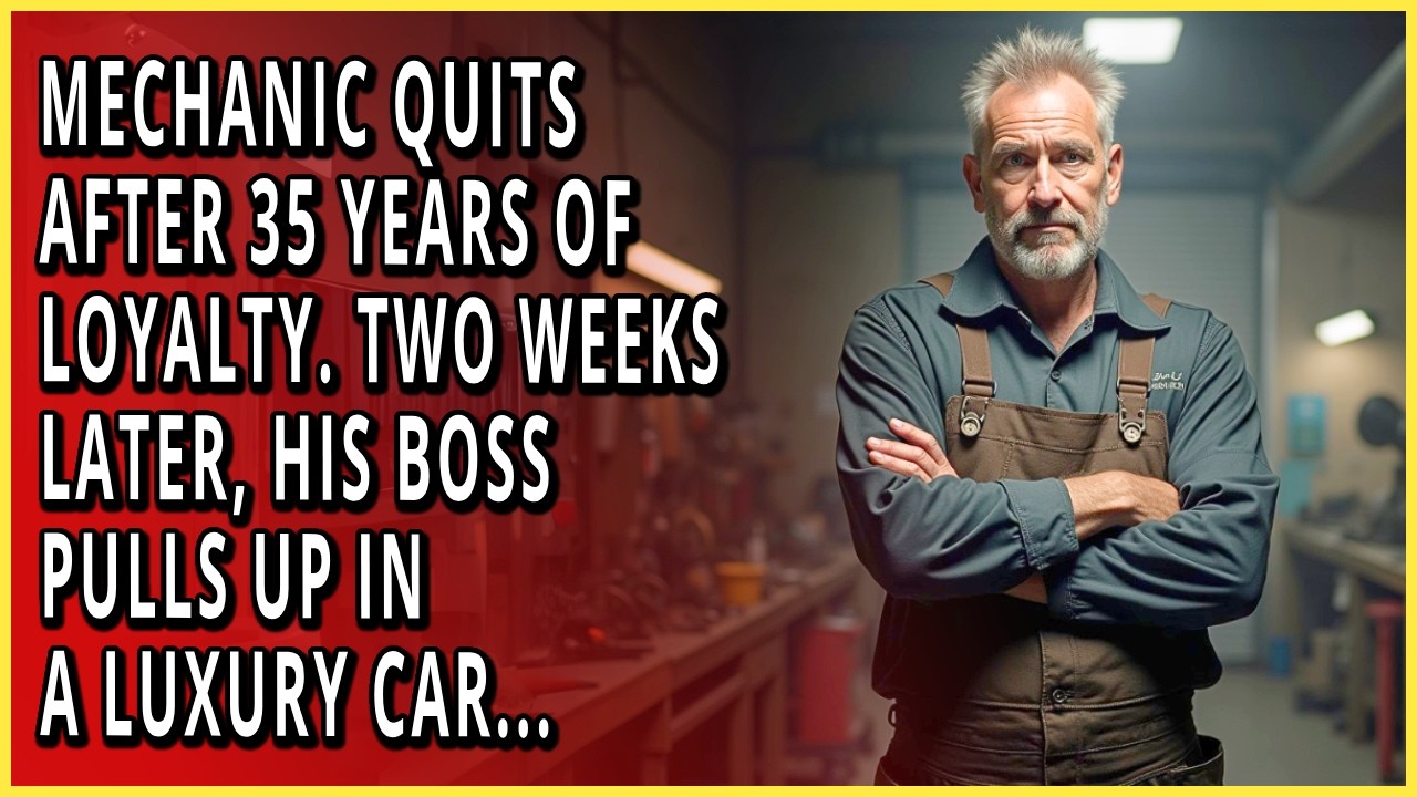 Mechanic Quits After 35 Years of Loyalty. Two Weeks Later, His Boss Pulls Up in a Luxury Car...