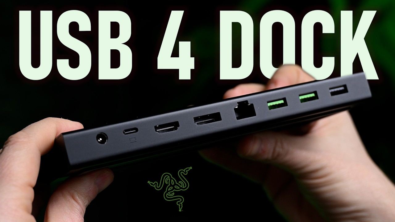 Razer USB 4 Dock - Tek Noktadan 14 Bağlantı!