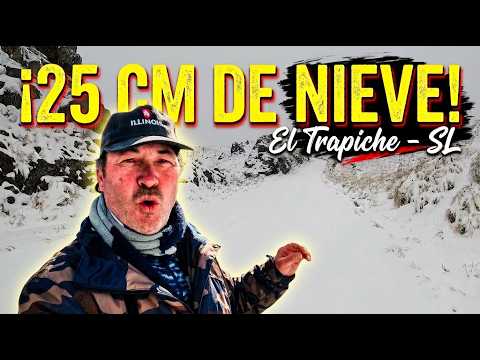 ¡25 cm de nieve en San Luis! Llegué a El Trapiche y no podía creerlo ❄️