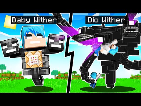 DIVENTO da FIGLIO WITHER a DIO WITHER su MINECRAFT ITA!!