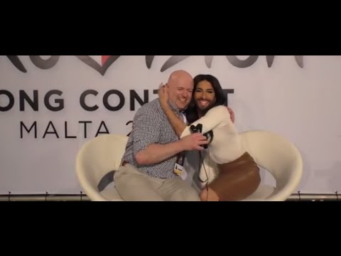 Eurovision Ireland Meets Conchita Wurst at the Maltese Eurovision 2015 Selection