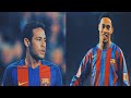 Neymar jr vs Ronaldinho -_- SAMBA Skills -_- Barcelona HD
