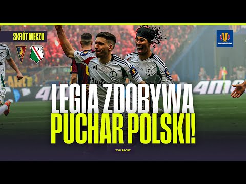 SKRÓT: FINAŁ PUCHARU POLSKI LEGIA – POGOŃ. SIEDEM GOLI NA NARODOWYM! KOMENTARZ: BOREK, MIELCARSKI