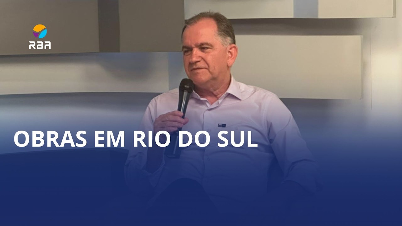 Prefeito de Rio do Sul fala sobre obras no município