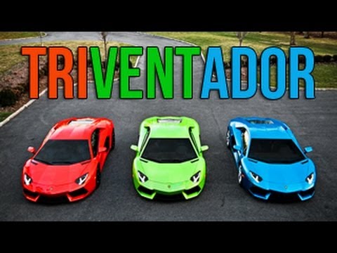 This Is Straight-Up Car Porn, Starring Three Lamborghini Aventadors