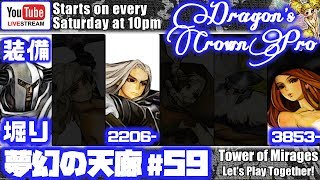 [#59]ドラゴンズクラウン・プロ　夢幻の天廊( ウィズ 2206～ + ソサ 3853～ ) ＋ファイター装備掘りの旅(参加自由)