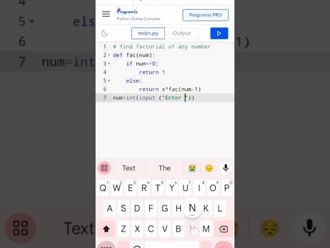 Python Tutorial Calculate Factorial Of A Number Easy Python Programming