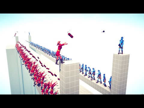 50vs50 DYNAMITE THROWER vs EVERY RANGED UNIT - Totally Accurate Battle Simulator TABS